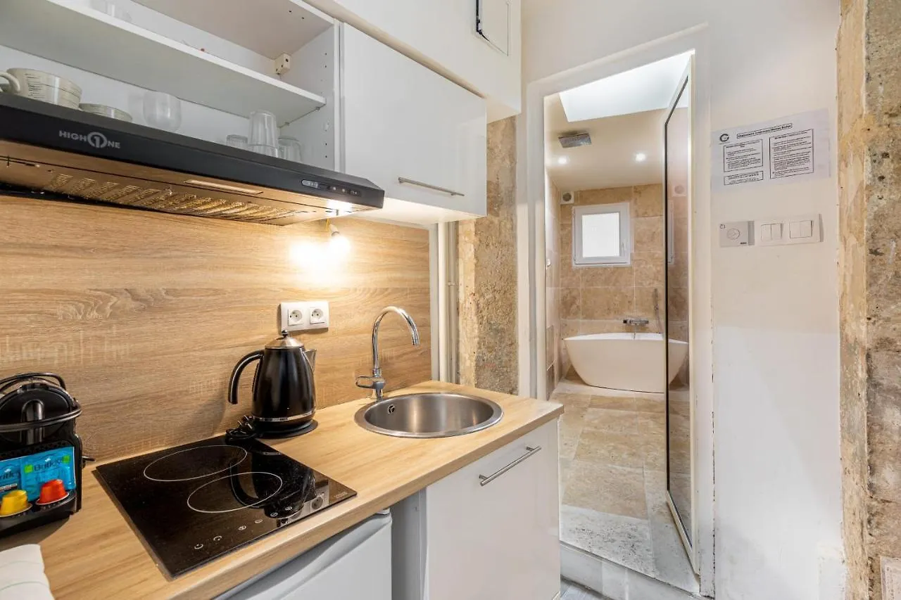 파리 Guestready- Studio With Bath - Grands Boulevards 아파트 0*,  프랑스
